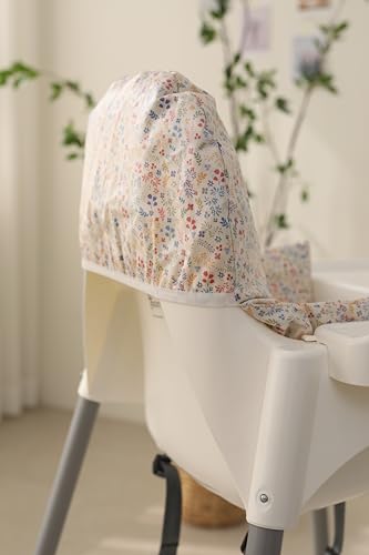 Gembebe Waterproof High Chair Cushion for IKEA High Chair, One Piece with Sitting Cushion, Easy-Clean, Super Comfort