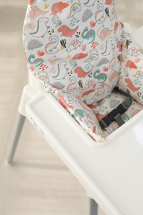 Gembebe Waterproof High Chair Cushion for IKEA High Chair, One Piece with Sitting Cushion, Easy-Clean, Super Comfort