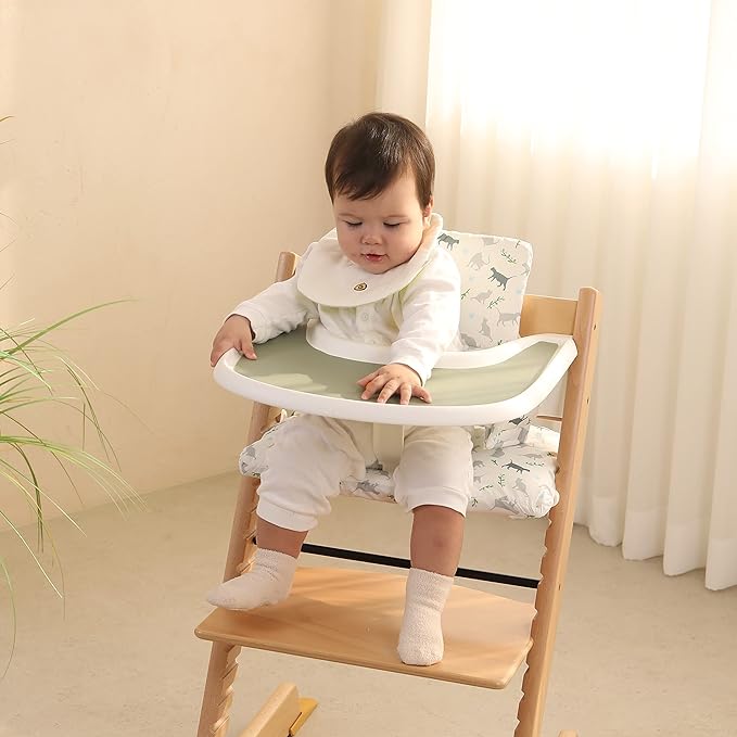 Gembebe Silicone Tray placemat Compatible with Stokke Tripp Trapp High Chair Tray