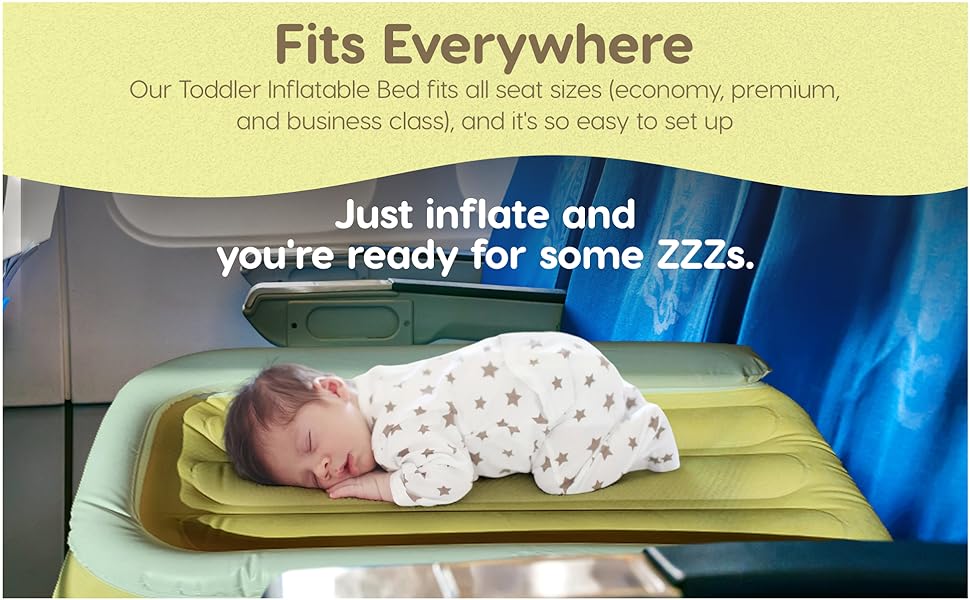 compact inflatable bed for toddler travel