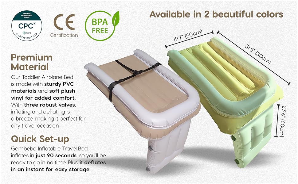 toddler travel bed with durable material