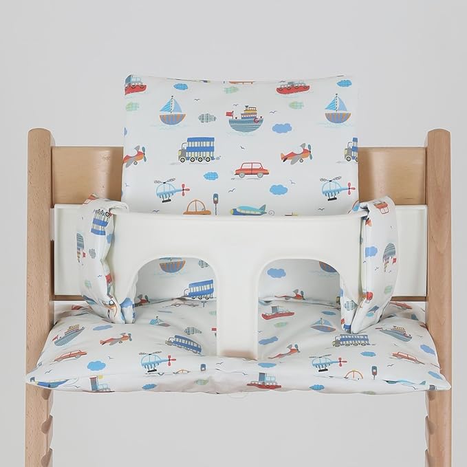 Stokke Tripp Trapp Cushion with extra padding in car pattern