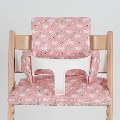 
Stokke Tripp Trapp High Chair Cushion Waterproof Pink Rabbit Pattern