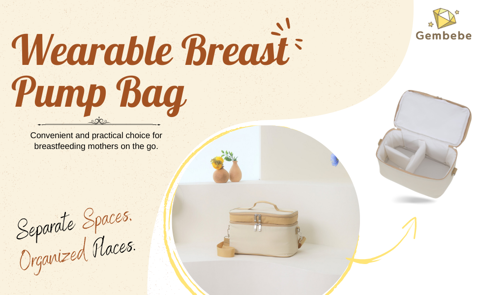 comfortable breast pump bag for daily use