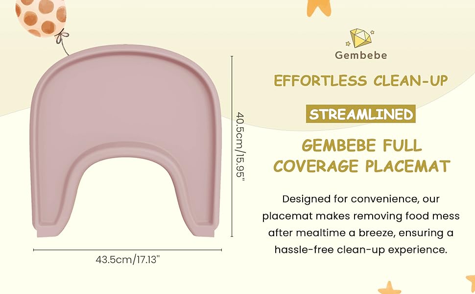 durable full placemat for Stokke high chair